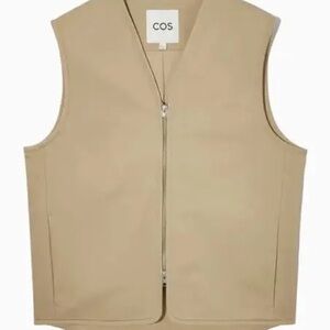 COS Relaxed Fit Twill Gilet Vest